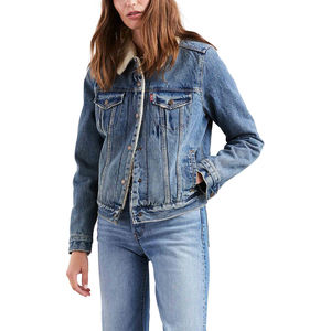 Levi's Original Sherpa Trucker Jacket - Dark Wash